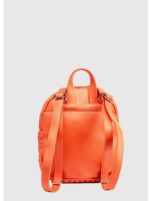 Oggo Suni Deri Deri Saplı Fermuarlı Nikel Aksesuarlı Çapraz Çanta