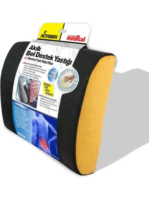 Visco Akıllı Bel Destek Yastığı Gri