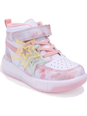 Vicco Yenni 946P25K416 Pudra Ortopedik Günlük Işıklı  Kız Çocuk Spor Bot