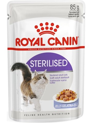 Royal Canin Sterilised Kısırlaştırılmış Kediler için Jöle İçerisnde Yaş Kedi Maması 12 x 85g