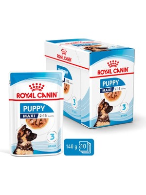 Royal Canin Büyük Irklar için Yavru Yaş Köpek Maması 10 x 140g