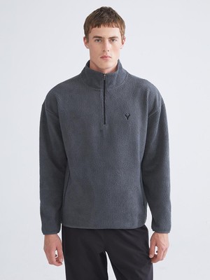 Uzun Kollu Polar Erkek Hoodie  (W5)