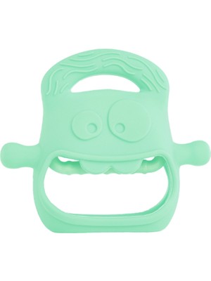 Açık Yeşil Bebek Silikon Diş Kaşıyıcı