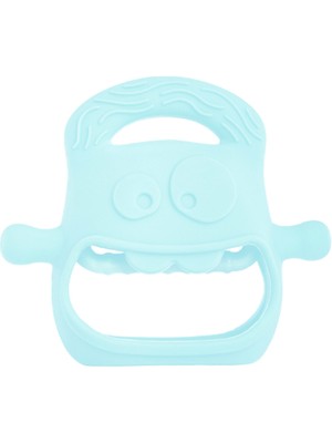 Mavi Bebek Silikon Diş Kaşıyıcı