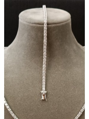 Generic Zarif Su Yolu Bileklik - 925 Ayar Gümüş & Işıltılı Taşlar