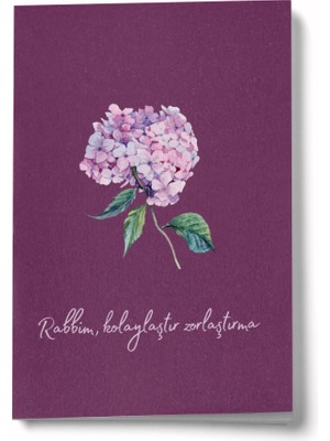 Rabbim Kolaylaştır Zorlaştırma Mini Defter