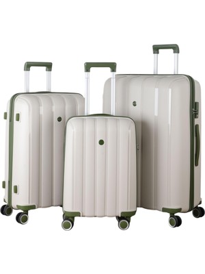 Mçs Üçlü Polipropilen Valiz Seti V305