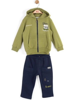 Nk Erkek Bebek Paint Eşofman Takım 1-4 Yaş Yeşil