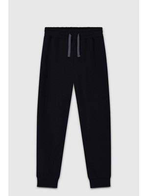 United Colors Of Benetton Erkek Çocuk BNT-B23336 Jogger Eşofman Altı Siyah