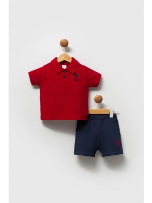 U.S. Polo Assn Erkek Bebek Kırmızı Takım
