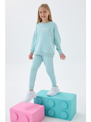 U.S. Polo Assn. U.S. Polo Assn Kız Çocuk Mavi Eşofman Takımı