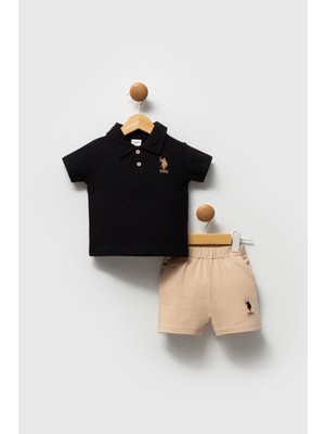 U.S. Polo Assn Erkek Bebek Siyah Takım