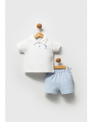 U.S. Polo Assn Erkek Bebek Beyaz Takım