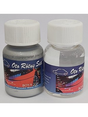 Şehber Taş Izi Çizik Giderici Mercedes Glc 97 Volkanik Siyah Rötuş Boya Seti (Boya+Vernik) 100ML