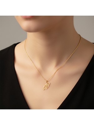 Tabitala TabiTela 8 ayar altın kolye ucu kuş GM392 1 gr