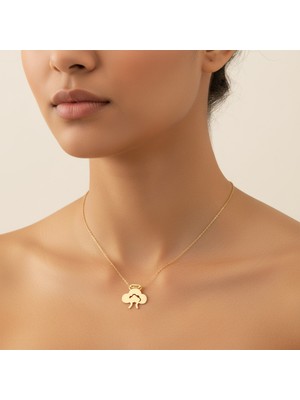 Tabitala TabiTela 14 ayar altın kolye ucu bulut GM535 1 gr