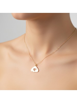 Tabitala TabiTela 8 ayar altın kolye ucu bulut GM537 1 gr