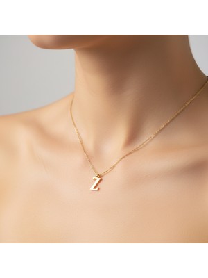 Tabitala TabiTela 14 ayar altın kolye ucu "Z"harfi GM711 1 gr
