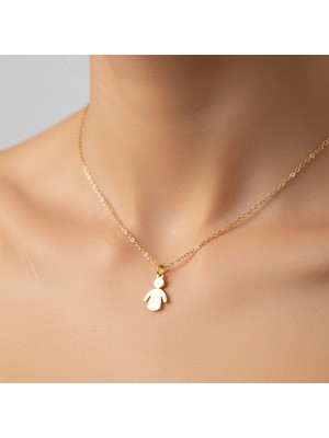 Tabitala TabiTela 14 ayar altın kolye ucu adam GM94 1 gr