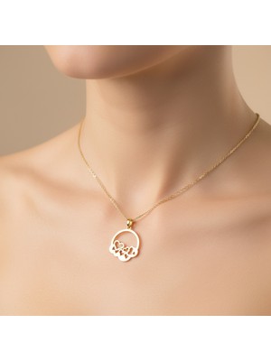 Tabitala TabiTela 8 ayar altın kolye ucu bulut GM568 0.5 gr