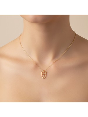 Tabitala TabiTela 14 ayar altın kolye ucu yüz GM769 1 gr