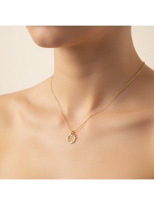 Tabitala TabiTela 14 ayar altın kolye ucu güneş GM432 1 gr