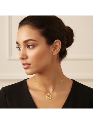 Tabitala TabiTela 14 ayar altın kolye ucu nota GM1303 1 gr