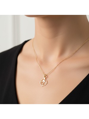 Tabitala TabiTela 8 ayar altın kolye ucu dans GM842 0.5 gr