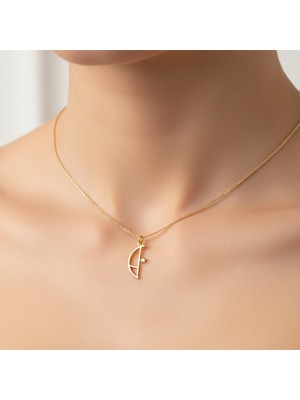 Tabitala TabiTela 14 ayar altın kolye ucu ay GM935 0.5 gr