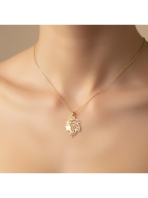 Tabitala TabiTela 8 ayar altın kolye ucu kız GM1083 1 gr