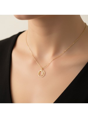 Tabitala TabiTela 8 ayar altın kolye ucu kız GM1098 1 gr