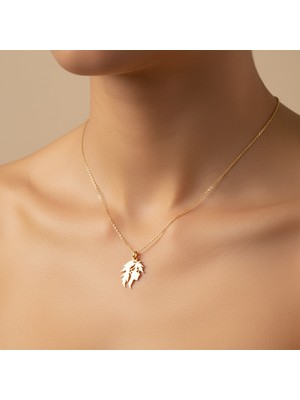 Tabitala 14 Ayar Altın Kolye Ucu Kız GM1050 0.5 gr