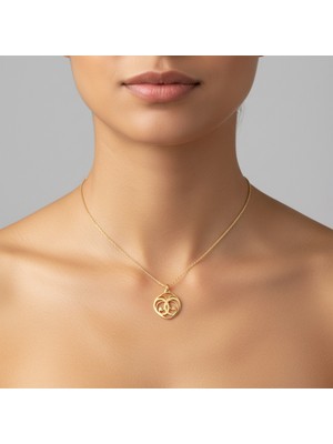 Tabitala TabiTela 14 ayar altın kolye ucu nota GM1242 1 gr