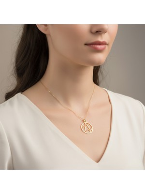 Tabitala TabiTela 8 ayar altın kolye ucu yuvarlak GM890 0.5 gr