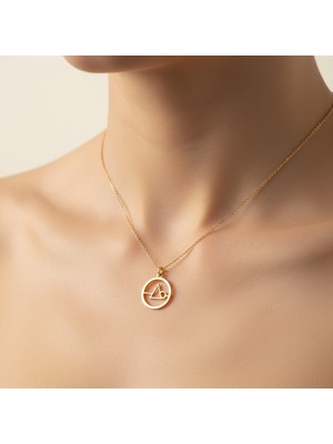 Tabitala TabiTela 14 ayar altın kolye ucu yuvarlak GM886 0.5 gr