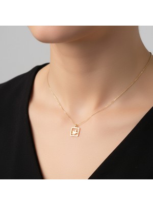 Tabitala TabiTela 14 ayar altın kolye ucu yaprak GM1327 0.5 gr