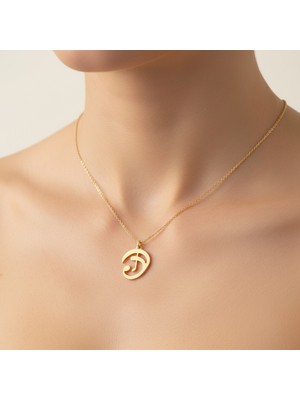 Tabitala TabiTela 8 ayar altın kolye ucu nota GM12 1 gr