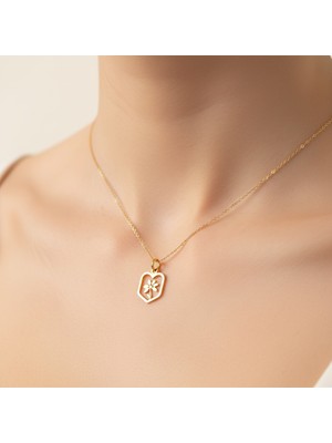 Tabitala TabiTela 14 ayar altın kolye ucu kalp GM817 1 gr