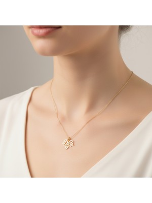 Tabitala TabiTela 8 ayar altın kolye ucu yaprak GM1318 1 gr