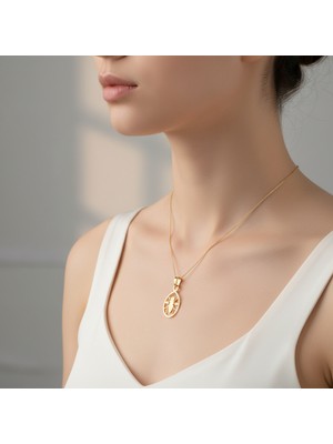 TabiTela 8 ayar altın kolye ucu arı GM1893 1 gr