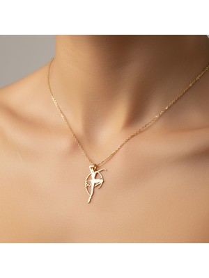 Tabitala TabiTela 8 ayar altın kolye ucu dans GM848 0.5 gr