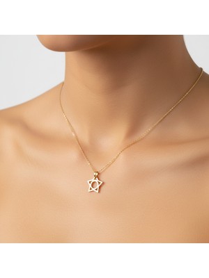 Tabitala TabiTela 14 ayar altın kolye ucu güzel tasarımlar GM915 1 gr