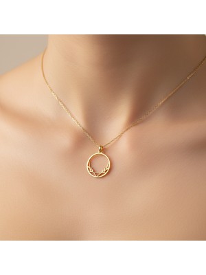 Tabitala TabiTela 14 ayar altın kolye ucu buğday başağı GM1010 1 gr