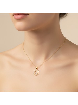 Tabitala TabiTela 8 ayar altın kolye ucu buğday başağı GM1133 1 gr