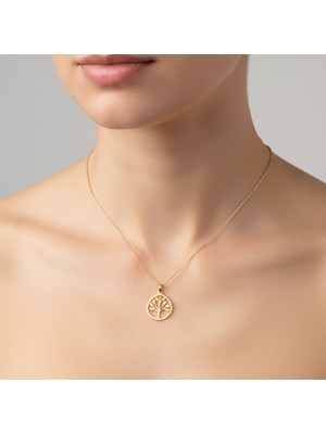 Tabitala TabiTela 8 ayar altın kolye ucu ağaç GM104 1 gr