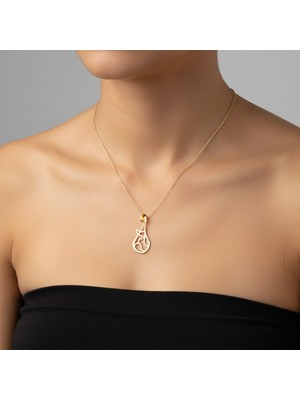 Tabitala TabiTela 14 ayar altın kolye ucu gitar GM977 1 gr