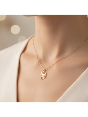 Tabitala TabiTela 14 ayar altın kolye ucu aslan GM764 1 gr