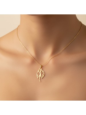 Tabitala TabiTela 14 ayar altın kolye ucu dans GM847 0.5 gr