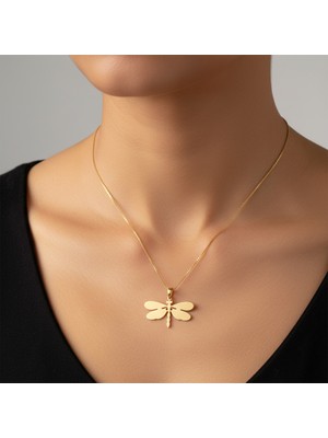 TabiTela 14 ayar altın kolye ucu yusufçuk   GM1700 1 gr