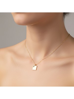 Tabitala TabiTela 14 ayar altın kolye ucu yaprak GM1189 0.5 gr